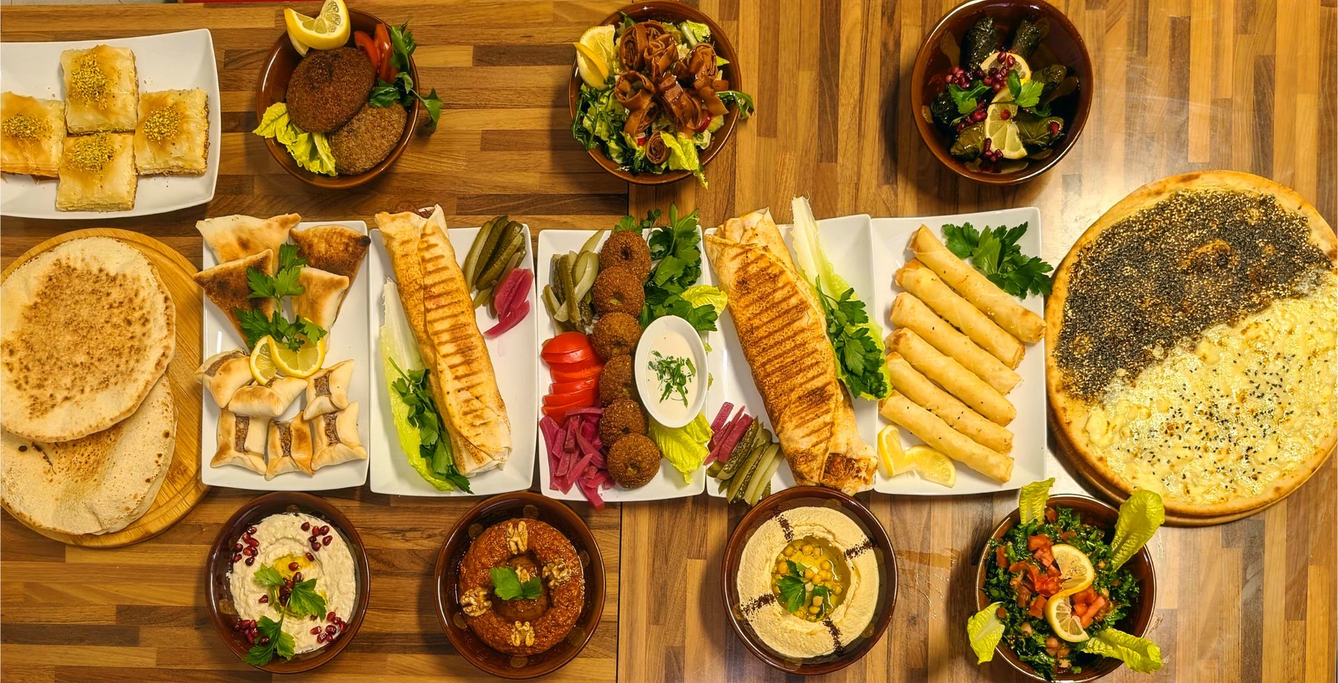 Libanesisches Essen Hintergrund